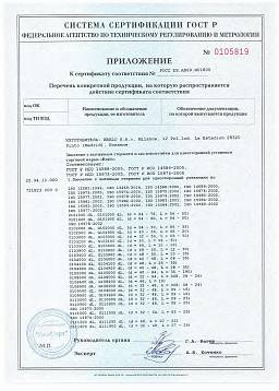 Сертификат на Заклепка вытяжная, широкий бортик АЛ/СТ 2