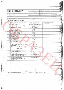 Сертификат на Болт с дюймовой резьбой UNC DIN 933 6