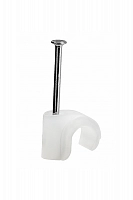 SCL Крепежная скоба Sormat (прозрачная) для круглого электрического кабеля